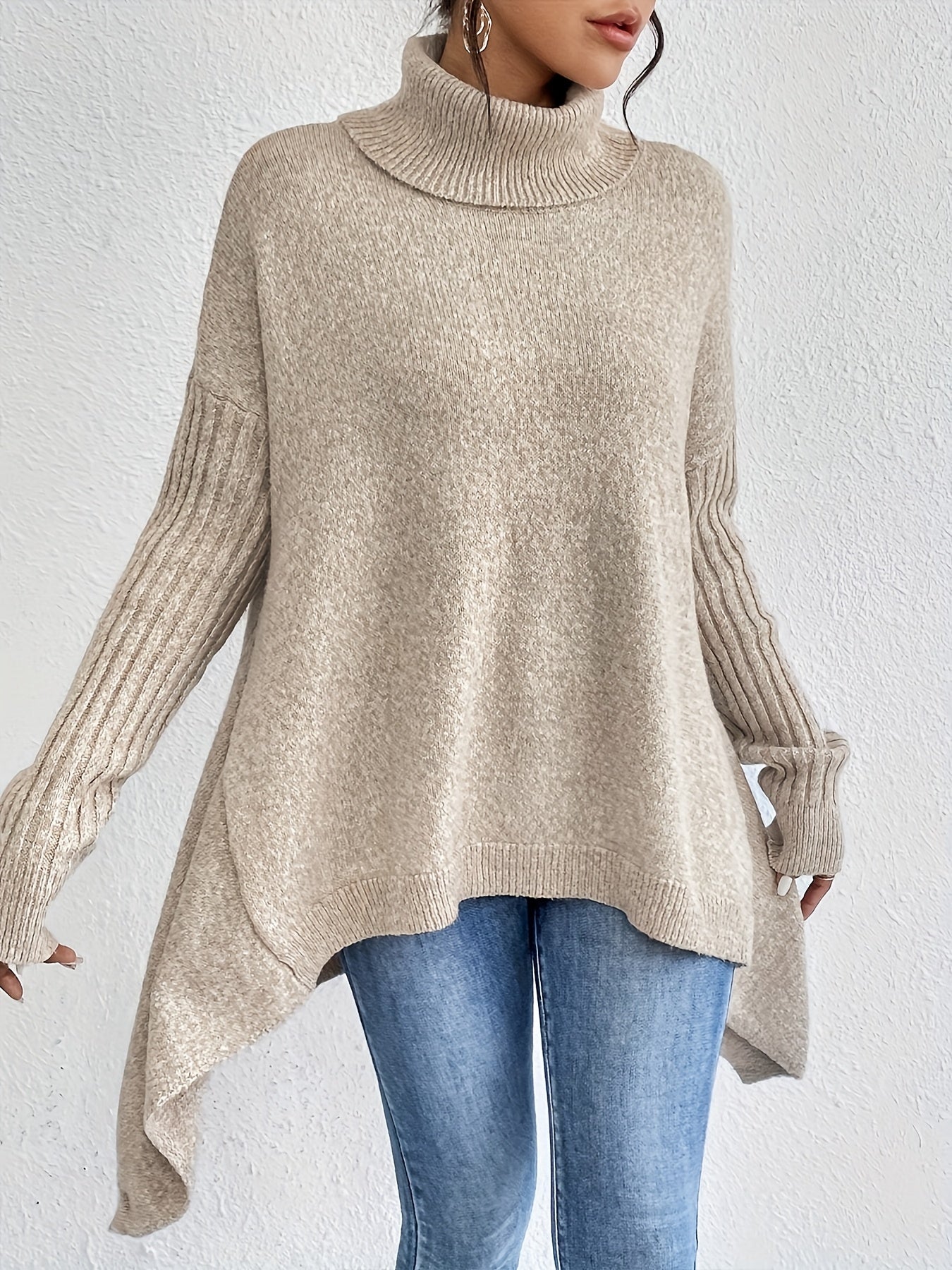 Elise | Oversized Polo Sweater
