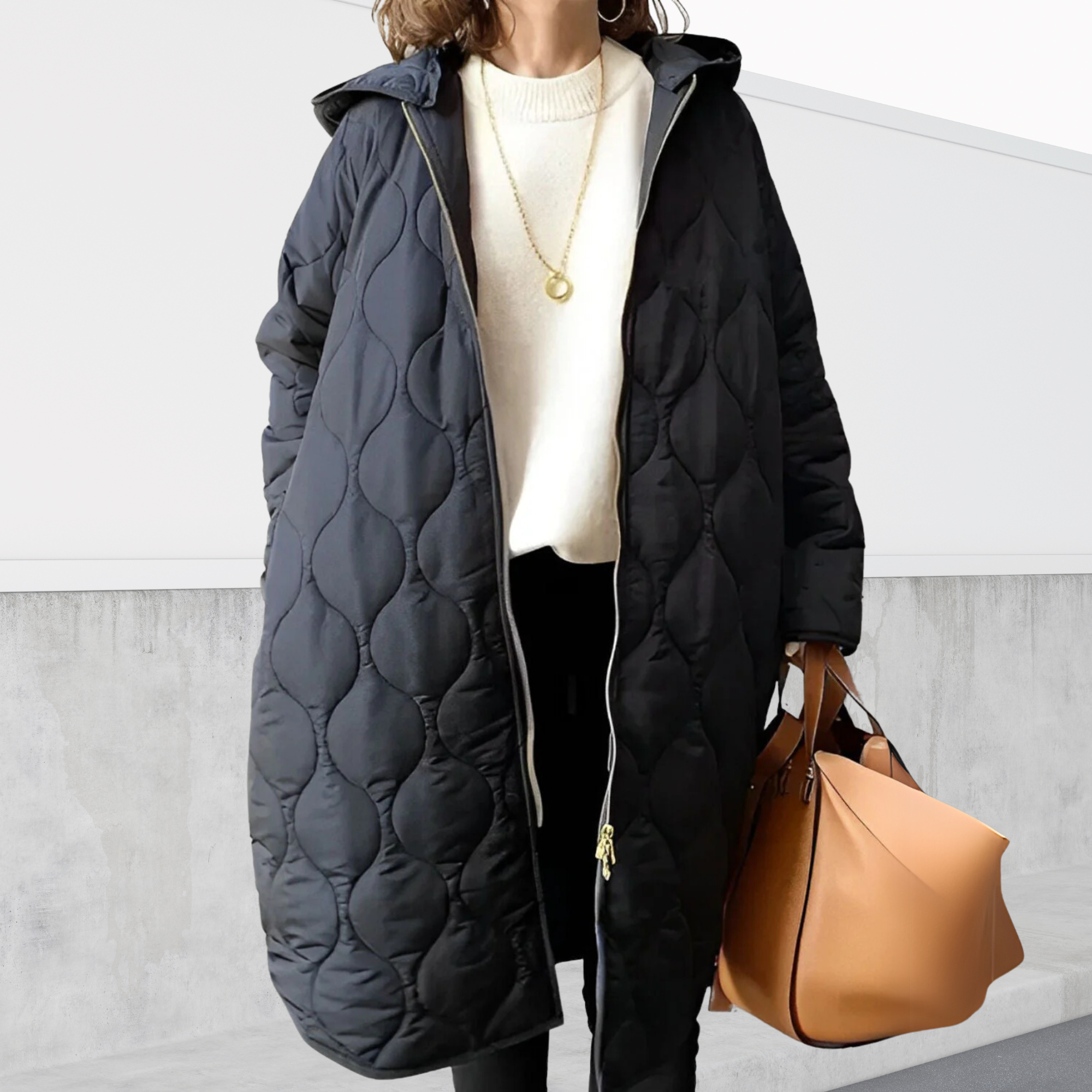 Nordica | Oversized hooded Parka with details