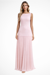 Elodie | Pleated Wedding Guest Maxi Dress