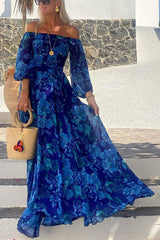 Cosette | Off-Shoulder Floral Maxi Dress