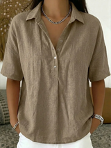 Wrenna | Collared Button-Up Shirt
