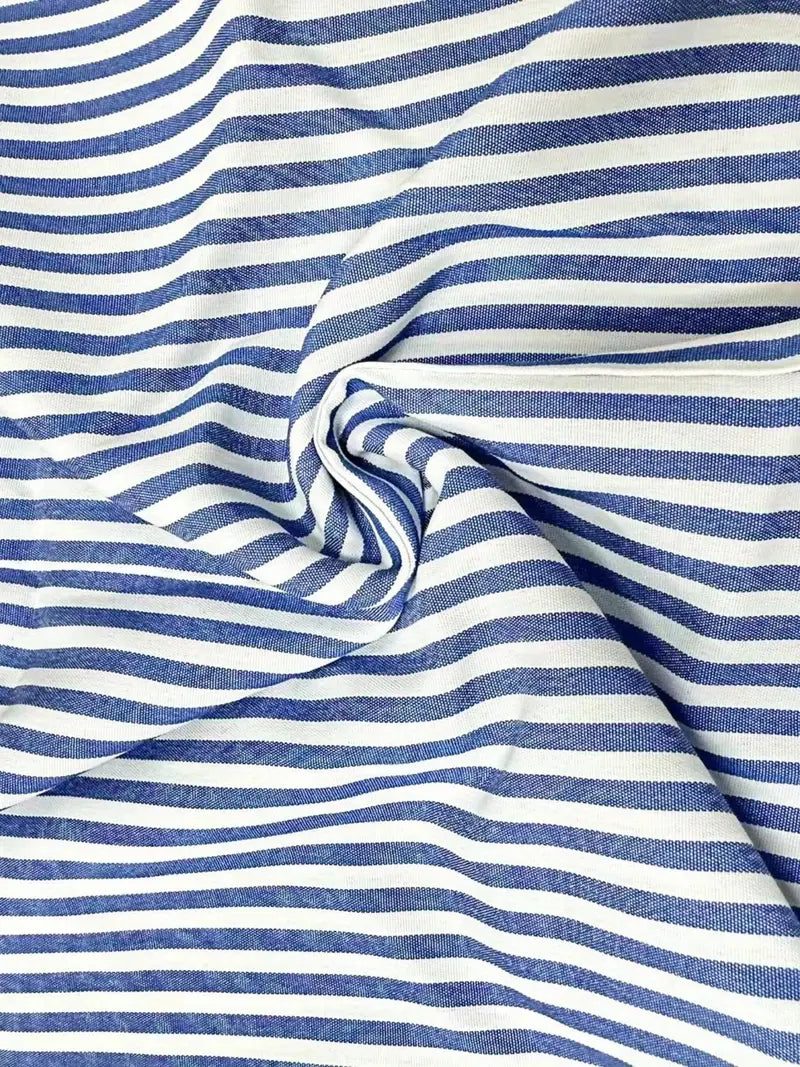 Beth | Striped Summer Midi Dress with Pockets