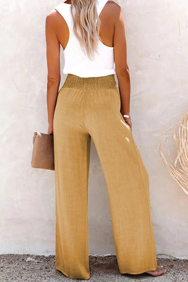 Pélagie | High-Waist Wide-Leg Trousers