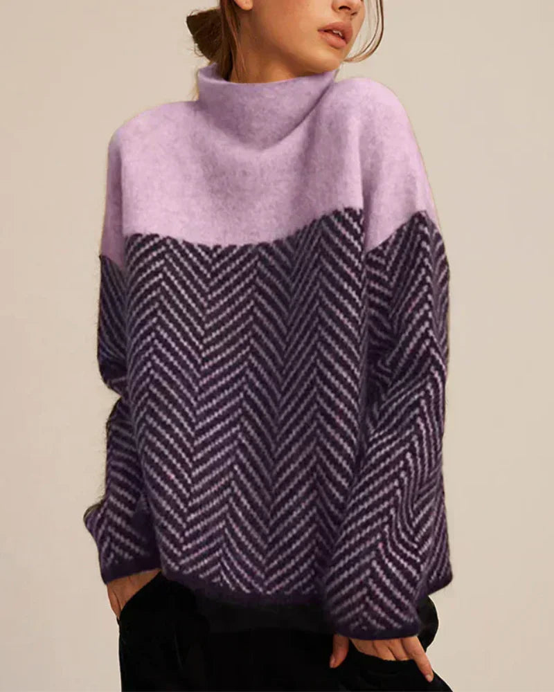 Madison | Cotton Turtleneck Sweater