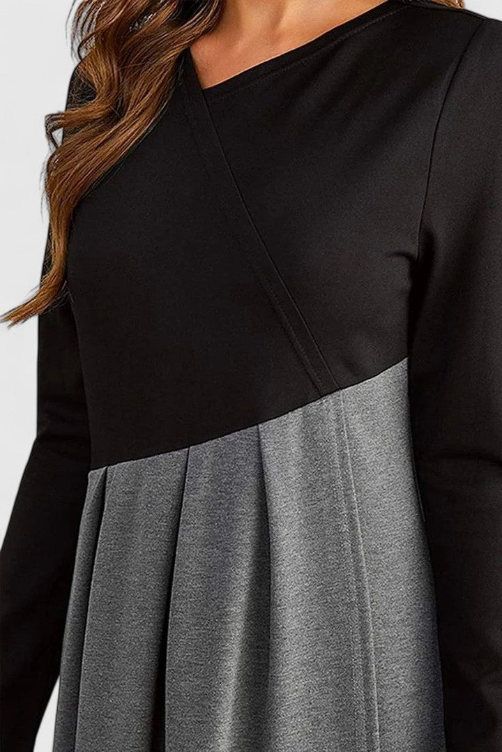 Pascale | Long-Sleeve Fall Maxi Dress