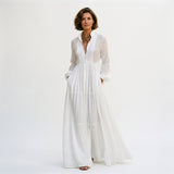Rosalind | Long-Sleeve Maxi Dress