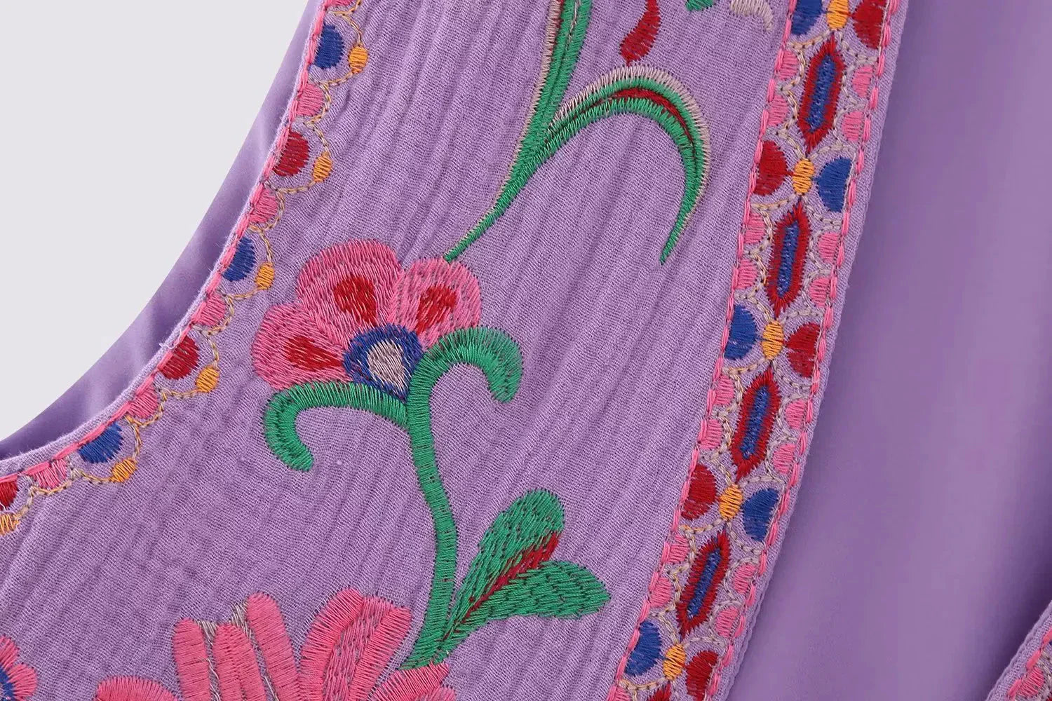Vivienne | Vintage Embroidered Boho Vest