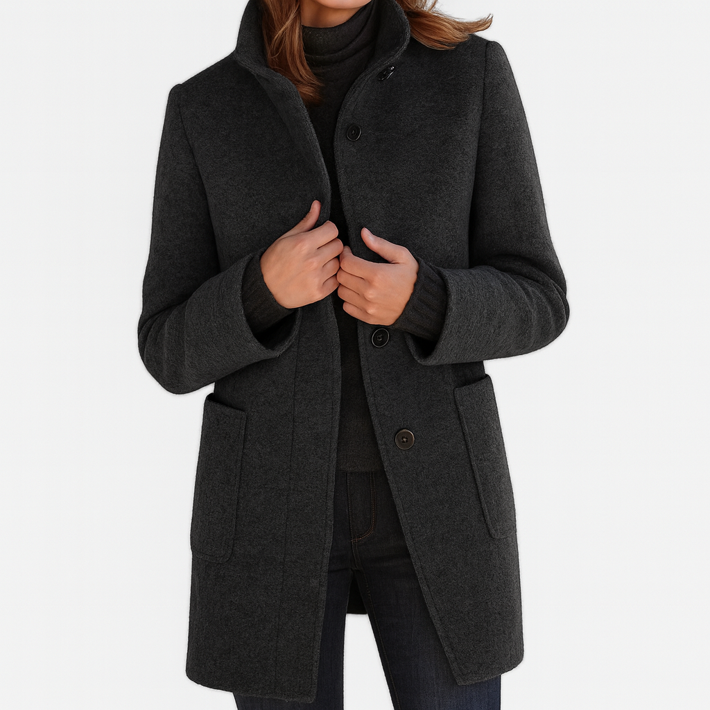 Alison | Women's Coat with High Collar