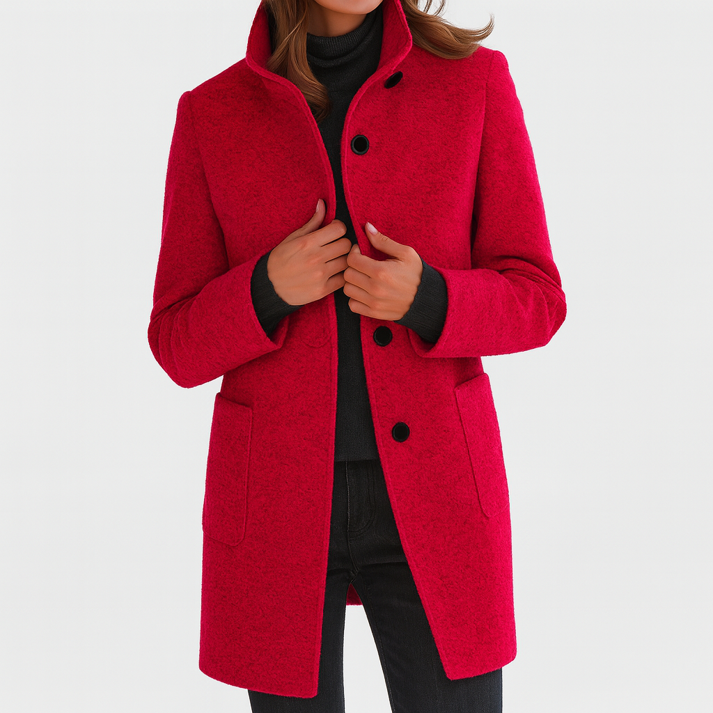 Alison | Women's Coat with High Collar