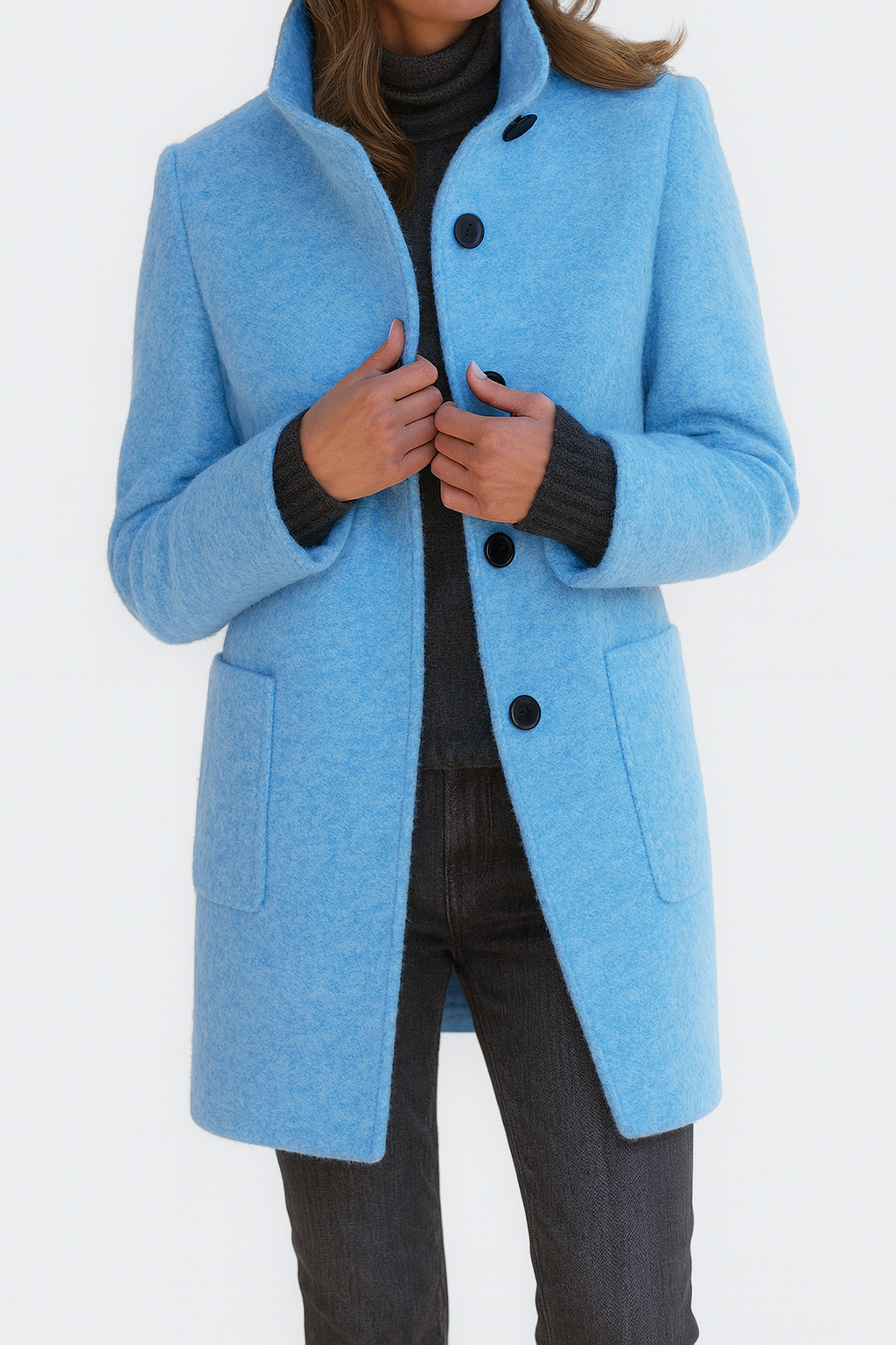 Alison | Women's Coat with High Collar