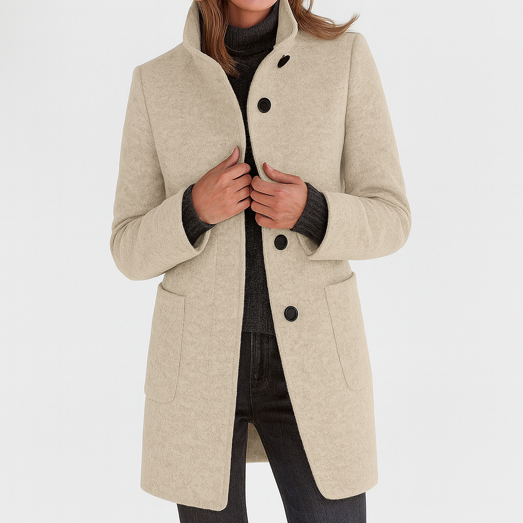 Alison | Women's Coat with High Collar