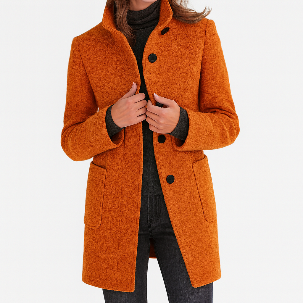 Alison | Women's Coat with High Collar