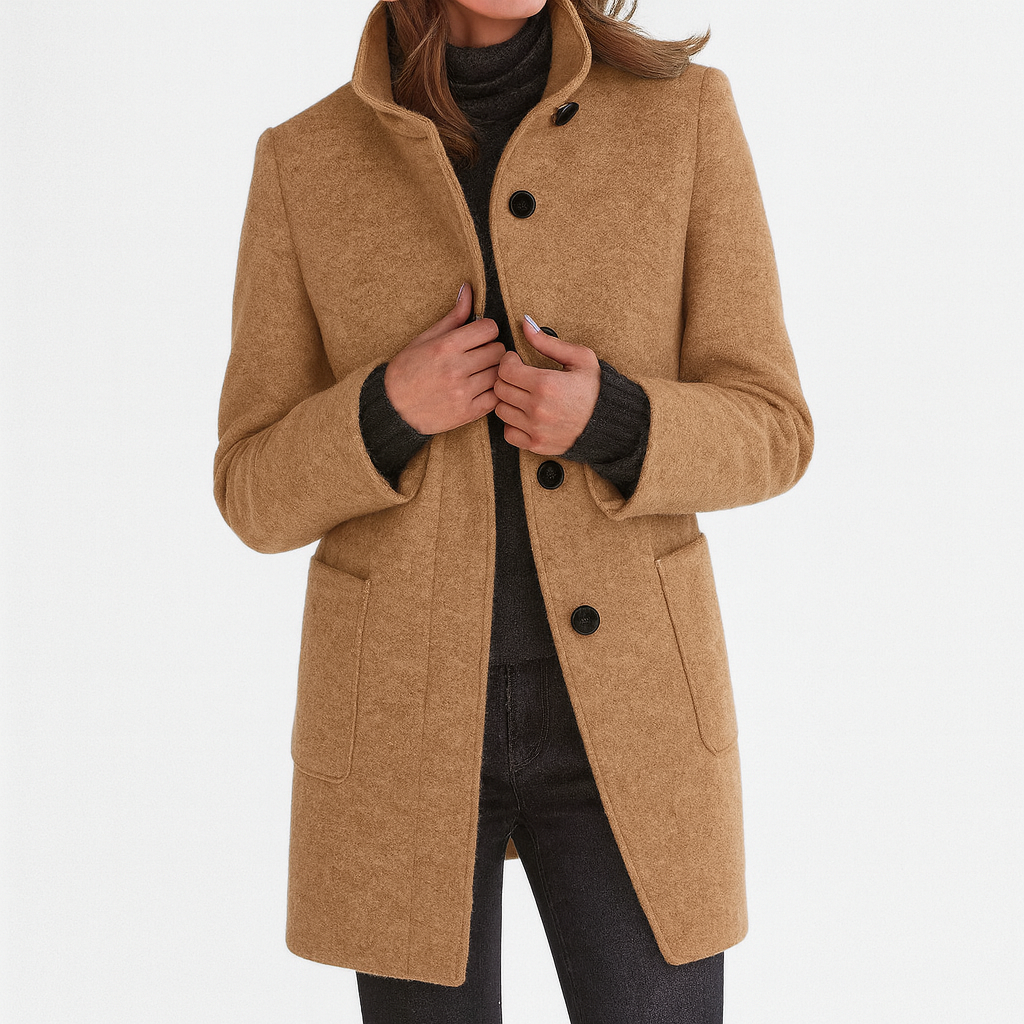 Alison | Women's Coat with High Collar