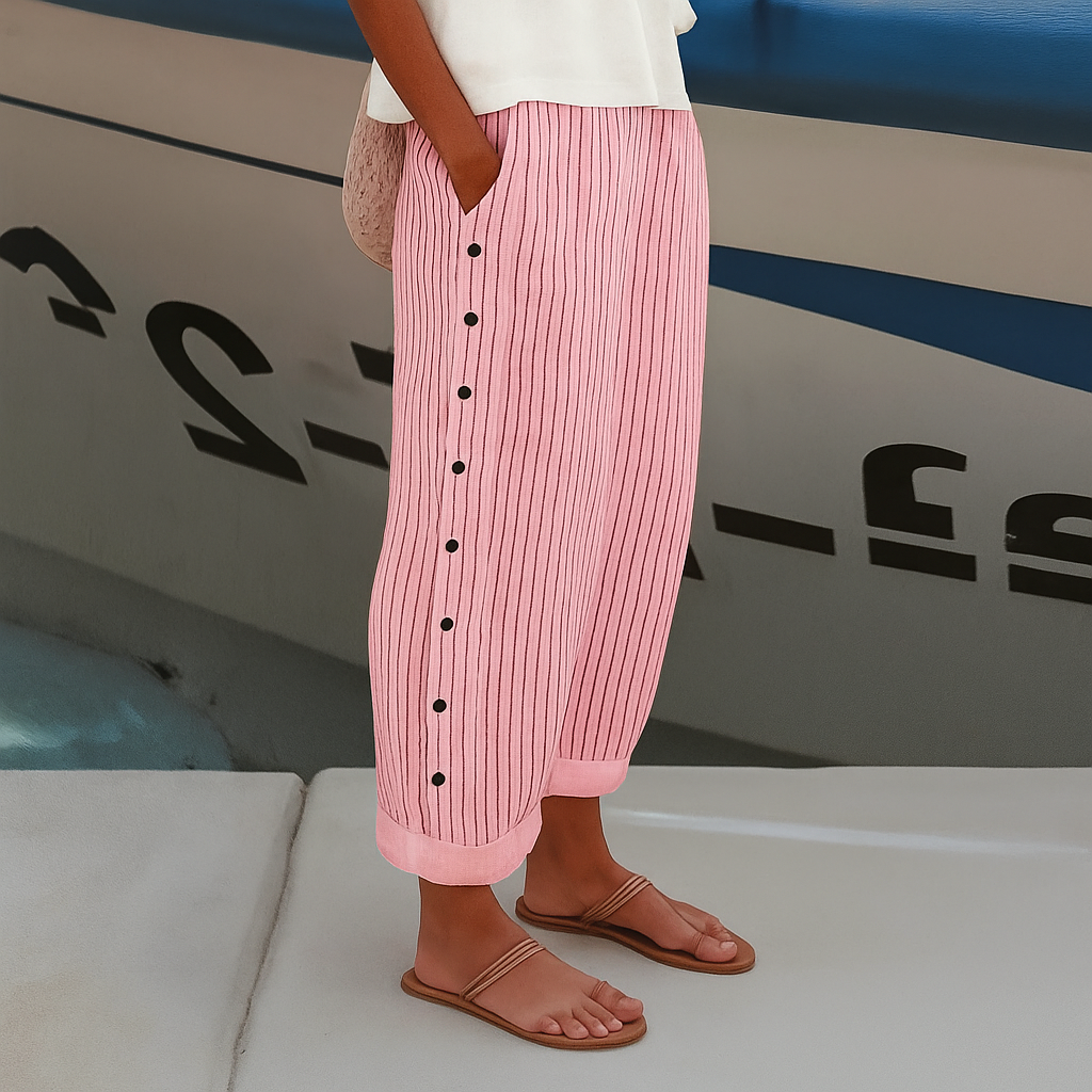 Bellamy | Elastic Waist Pants With Pockets
