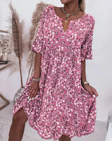 Elodie | Relaxed Shift Midi Dress