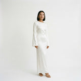 Hadley | Tie-Waist Long-Sleeve Maxi Dress