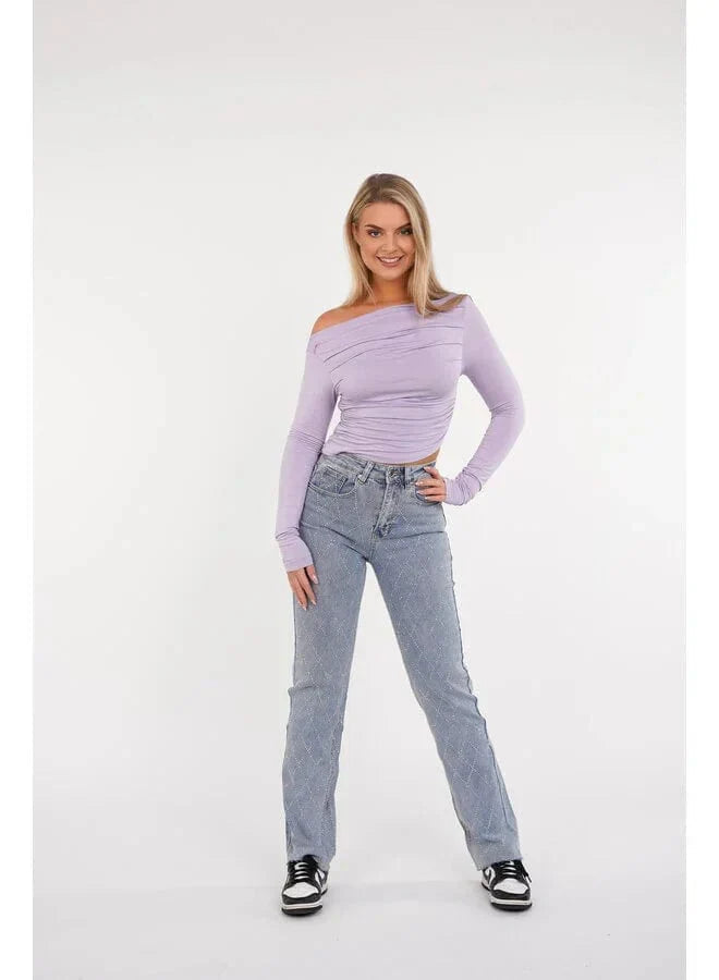 Tessa | Straight-Leg Black Jeans