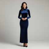 Beatrix | Long-Sleeve Evening Maxi Dress