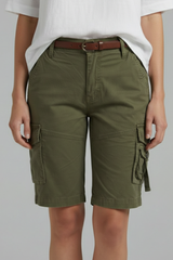 Jenna | Women's Cargo Shorts With Pockets