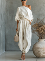 Primrose | Off-Shoulder Top and Trouser Set