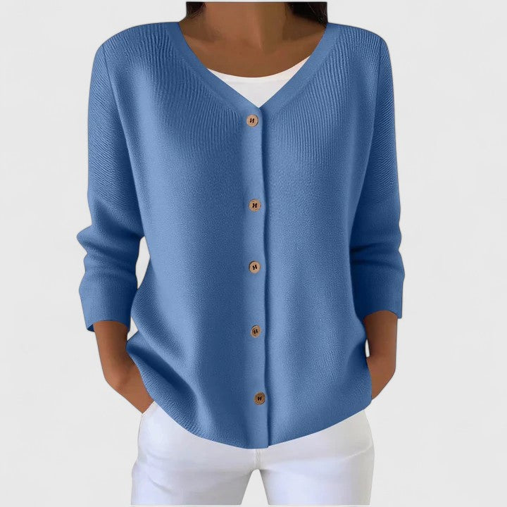 Bexley | Cable Knit Button-Front Cardigan