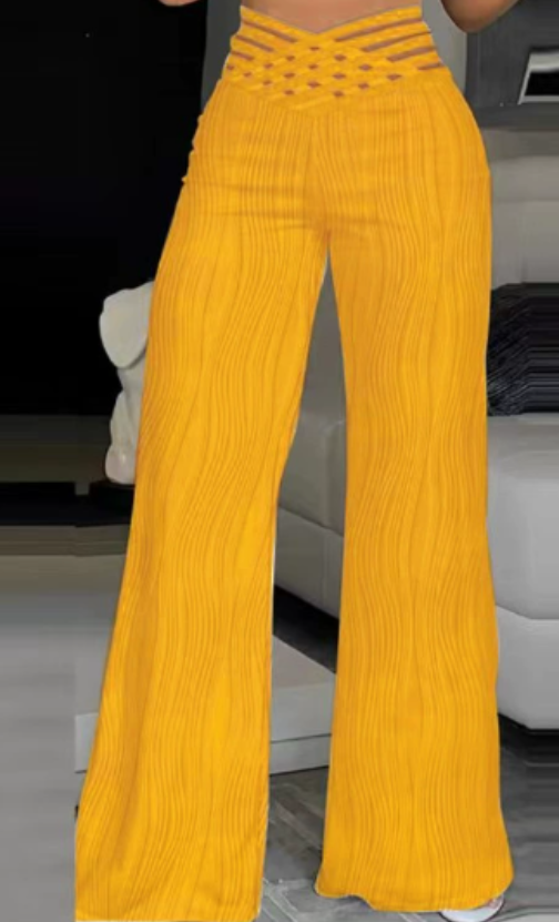 Alyssa | High-Waisted Wide-Leg Dress Pants