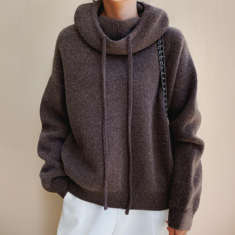 Clara | Luxe Merino Wool Hoodie Elegance