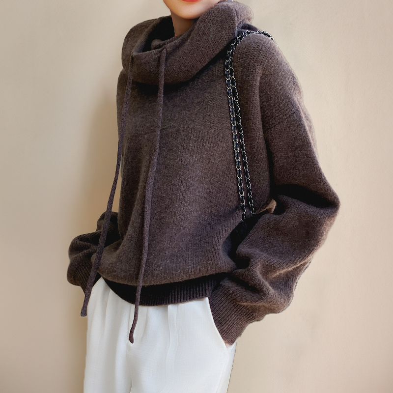 Clara | Luxe Merino Wool Hoodie Elegance