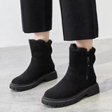 Women's Dorothea side-zip round-toe mid-calf boots - view 1