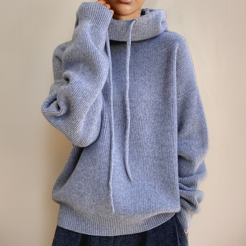 Clara | Luxe Merino Wool Hoodie Elegance