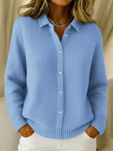 Harriet | Longline Knit Button Cardigan