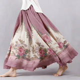 Briar | Rose Floral Vintage Maxi Skirt