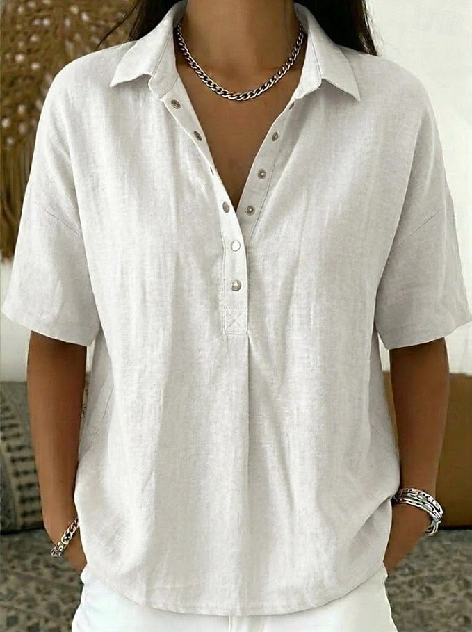 Wrenna | Collared Button-Up Shirt
