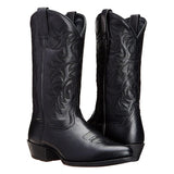 Women's Hilma embroidered cowboy boots in Black