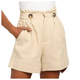 Sandrine | High-Waist Wide-Leg Shorts