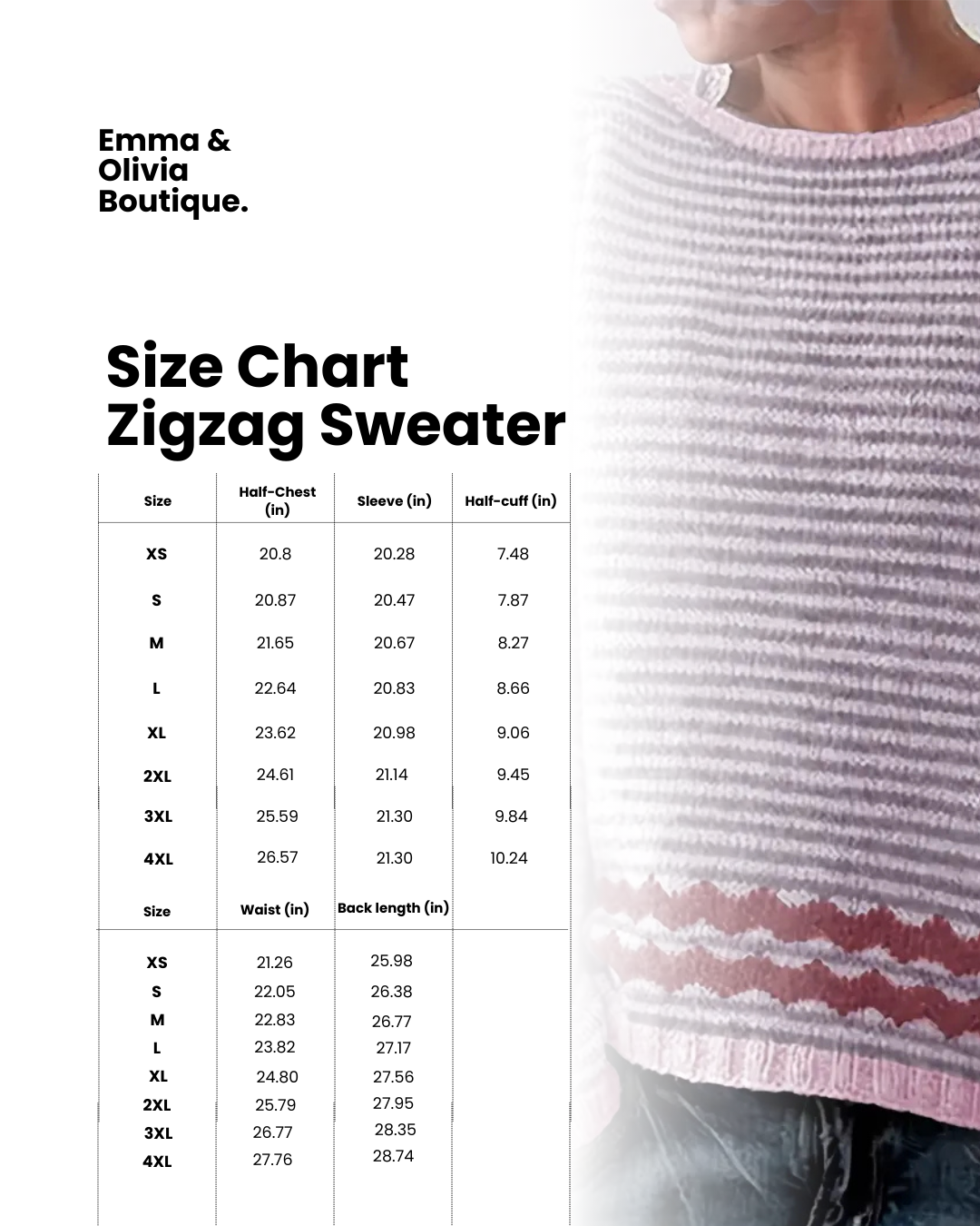 Women's Kerensa zigzag stripe relaxed sweater - view 4
