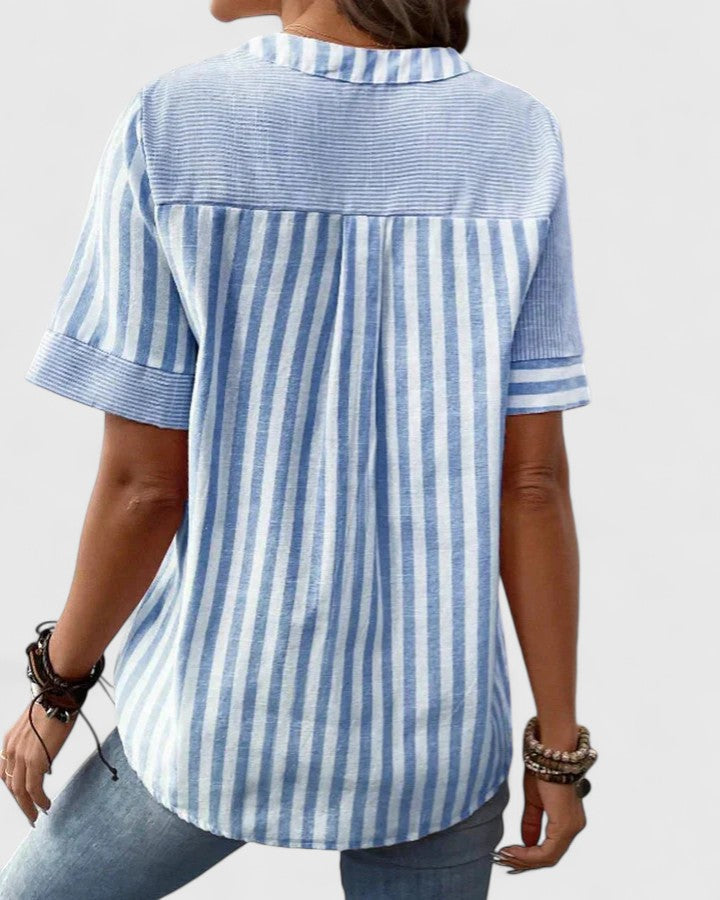 Marisol | Striped Relaxed Fit Blouse