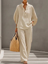 Lottie | Batwing Shirt and Trouser Set