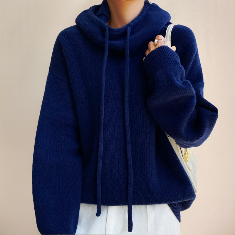 Clara | Luxe Merino Wool Hoodie Elegance