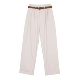 Serena | Belted Wide-Leg Dress Pants