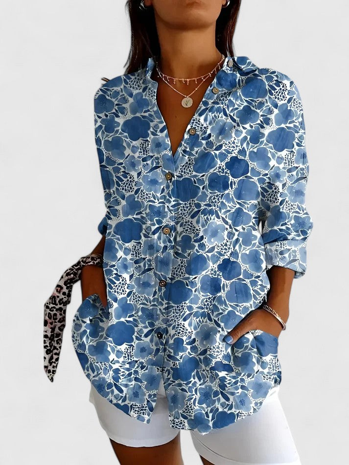 Sabine | Floral Flowy Blouse