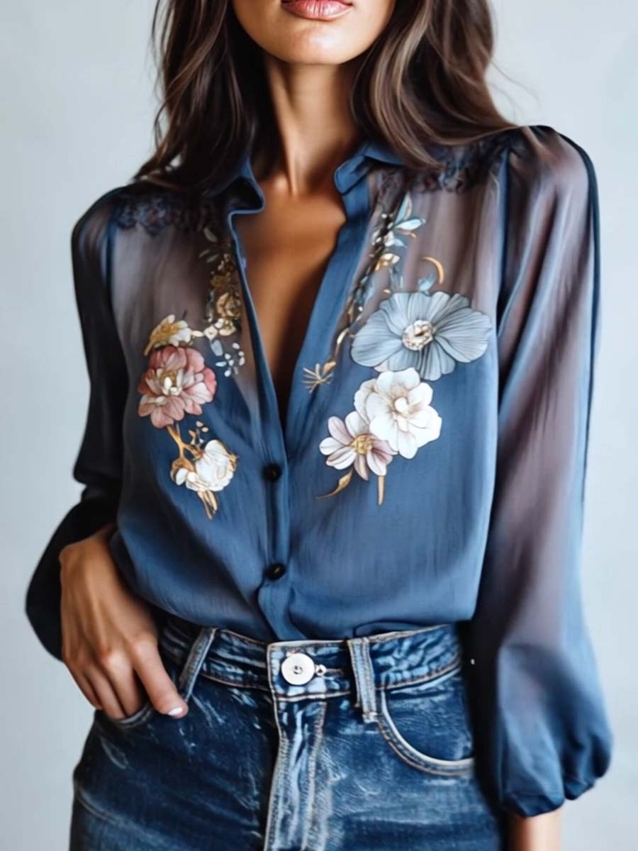 Liora | Floral Boho Blouse