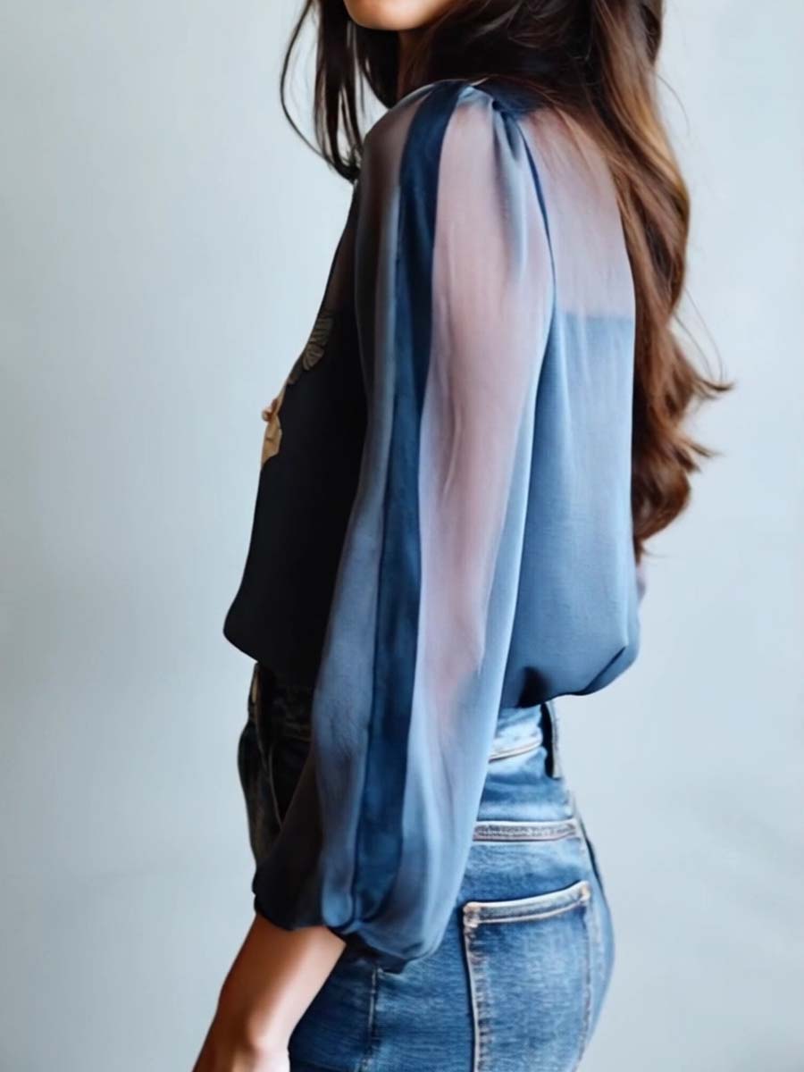Liora | Floral Boho Blouse
