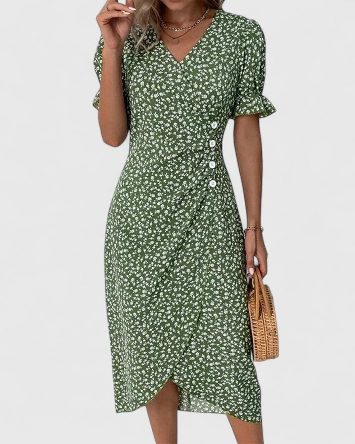 Kataryna | Sleeveless Summer Midi Dress