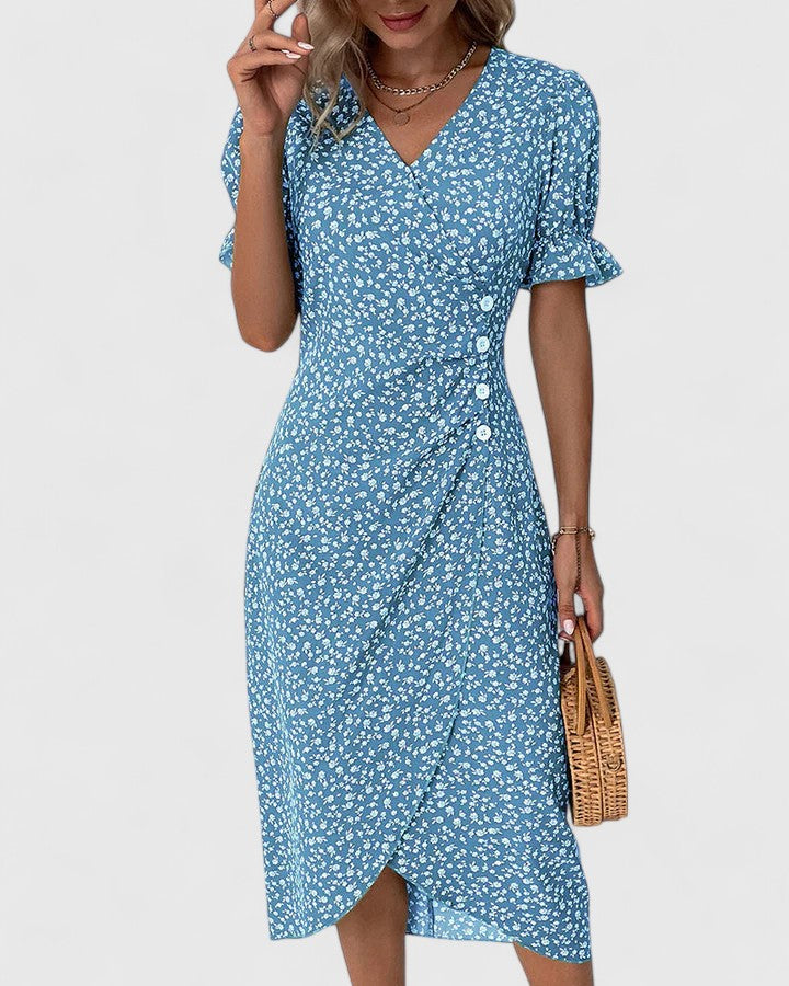 Kataryna | Sleeveless Summer Midi Dress