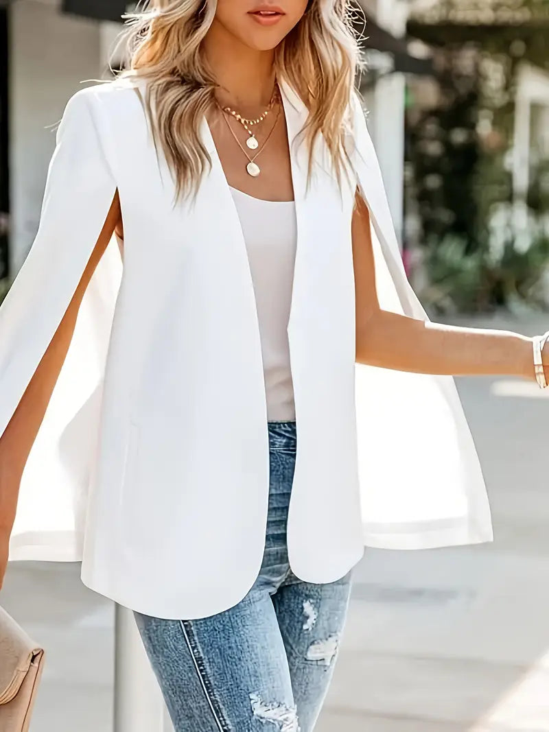 Wynne | Cape Sleeve Tailored Blazer