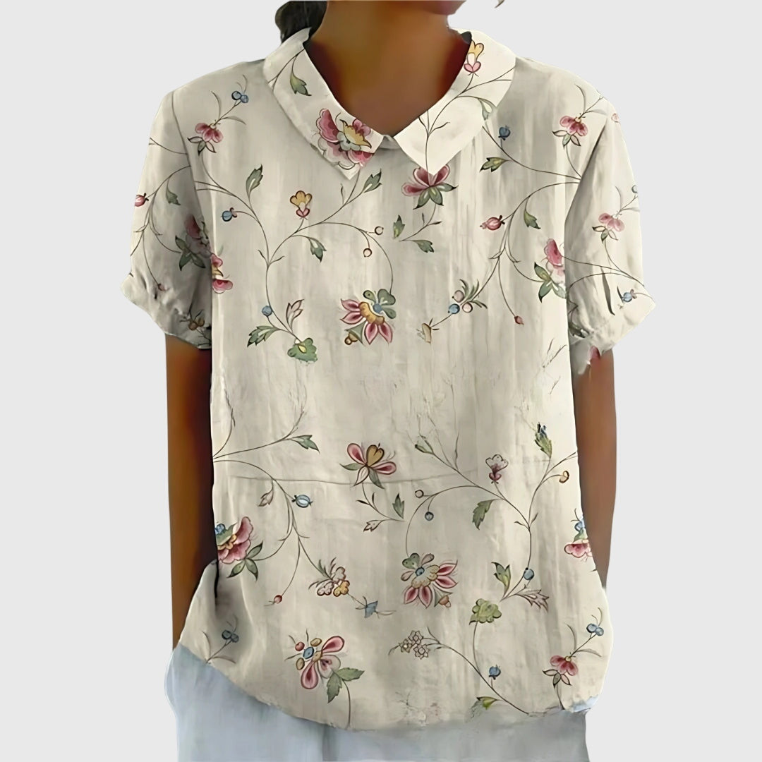 Adriana | Floral Relaxed Fit Blouse
