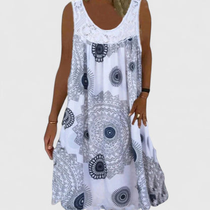 Calista | Boho Summer Midi Dress