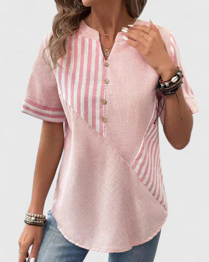 Marisol | Striped Relaxed Fit Blouse