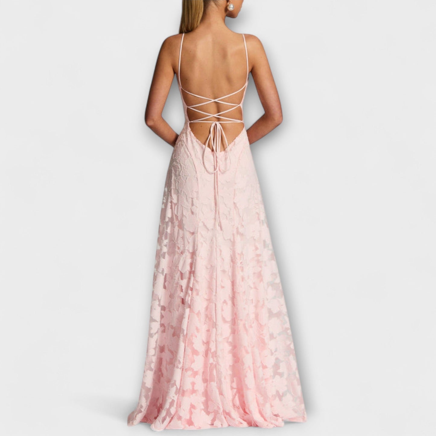Marielle | Floral Lace Wedding Guest Maxi Dress